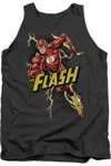 Gildan Justice League Of America Bolt Run Adult Tank Top In Pink