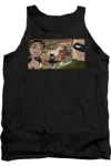 Gildan Justice League Of America Cinematic League Adult Tank Top In Black