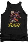Gildan Justice League Of America City Run Adult Tank Top In Black