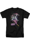 Gildan Justice League Of America Colorful League Short Sleeve Adult Tall Tee / T-shirt In Black