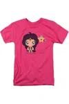 Gildan Justice League Of America Cute Wonder Woman Short Sleeve Adult Tee / T-shirt In Pink