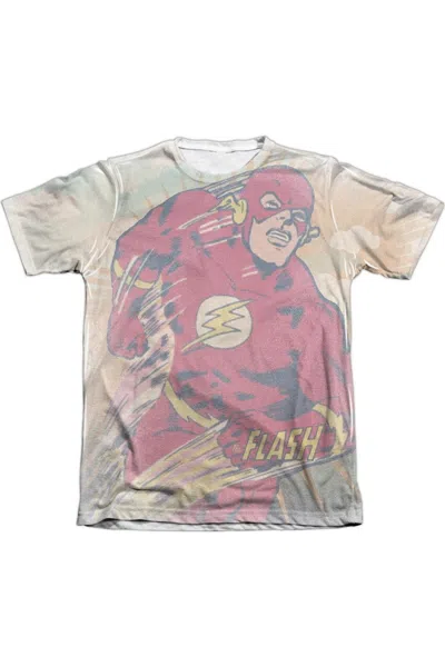 Gildan Justice League Of America Daytime Run Adult Poly/cotton Short Sleeve Tee / T-shirt In White