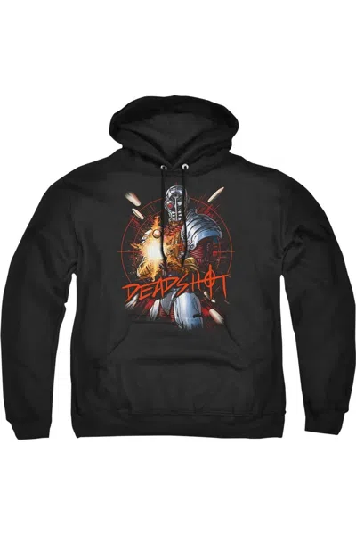 Gildan Justice League Of America Deadshot Adult Pull Over Hoodie / Hooded Sweatshirt In Black