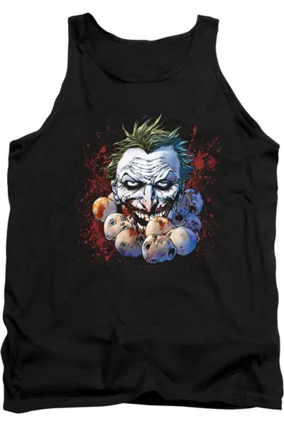 Gildan Justice League Of America Doll Heads Adult Tank Top In Black
