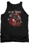 Gildan Justice League Of America Engaged Adult Tank Top In Black