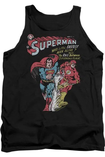 Gildan Justice League Of America Fastest Adult Tank Top In Black