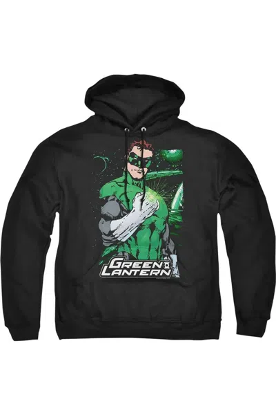 Gildan Justice League Of America Fist Flare Adult Pull Over Hoodie / Hooded Sweatshirt In Black