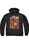 Gildan Justice League Of America Flash One Adult Pull Over Hoodie / Hooded Sweatshirt In Black