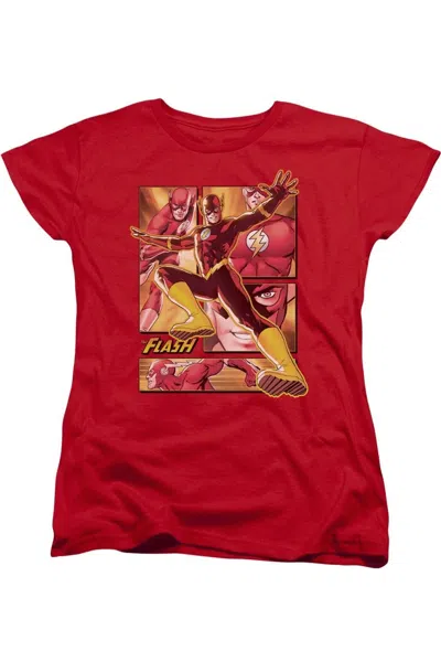 GILDAN JUSTICE LEAGUE OF AMERICA FLASH SHORT SLEEVE WOMENS TEE / T-SHIRT
