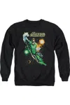 Gildan Justice League Of America Galactic Guardian Adult Crewneck Sweatshirt In Black