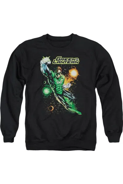 Gildan Justice League Of America Galactic Guardian Adult Crewneck Sweatshirt In Black