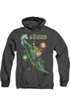 Gildan Justice League Of America Galactic Guardian Adult Heather Hoodie / Hooded Sweatshirt In Black