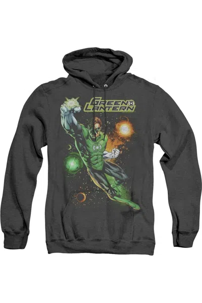 Gildan Justice League Of America Galactic Guardian Adult Heather Hoodie / Hooded Sweatshirt In Black