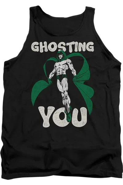 Gildan Justice League Of America Ghosting Adult Tank Top In Blue