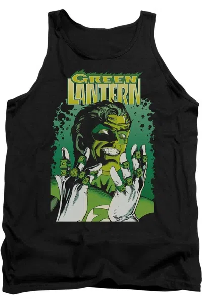 Gildan Justice League Of America Gl #49 Cover Adult Tank Top In Black