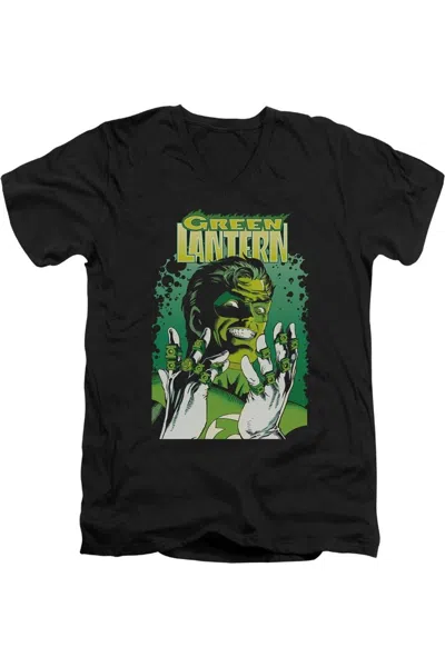 Gildan Justice League Of America Gl #49 Cover Short Sleeve Adult V Neck Tee / T-shirt In Black