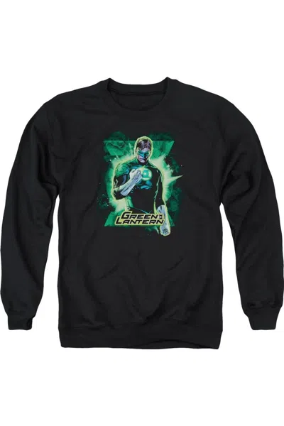 Gildan Justice League Of America Gl Brooding Adult Crewneck Sweatshirt In Black