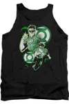 Gildan Justice League Of America Gl In Action Adult Tank Top In Black