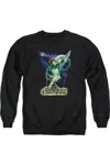 Gildan Justice League Of America Hal Galaxy Adult Crewneck Sweatshirt In Black