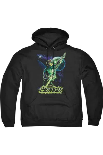 Gildan Justice League Of America Hal Galaxy Adult Pull Over Hoodie / Hooded Sweatshirt In Black