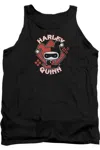 Gildan Justice League Of America Harley Chibi Adult Tank Top In Black