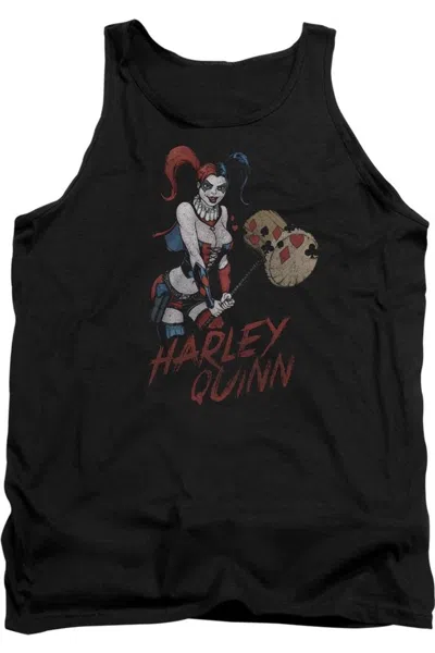 Gildan Justice League Of America Harley Hammer Adult Tank Top In Black