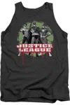 Gildan Justice League Of America Justice League Of America Trio Adult Tank Top In Pink