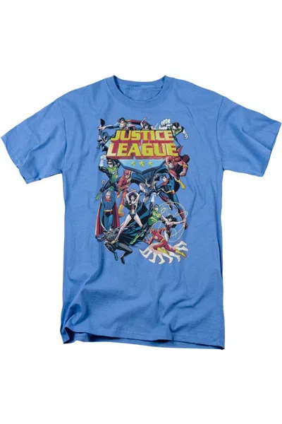 Gildan Justice League Of America League A Plenty Short Sleeve Adult Tee / T-shirt In Multi
