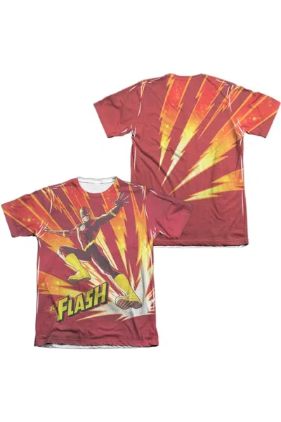 GILDAN JUSTICE LEAGUE OF AMERICA LIGHTNING FAST (FRONT/BACK PRINT) ADULT 65/35 POLY/COTTON SHORT SLEEVE TEE