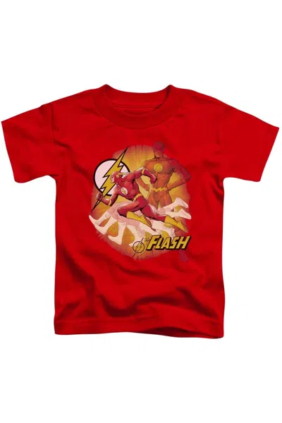Gildan Kids' Justice League Of America Lightning Fast Short Sleeve Juvenile Tee / T-shirt In White