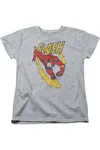 Gildan Justice League Of America Lightning Trail Short Sleeve Womens Tee / T-shirt In Multi
