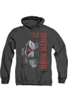 Gildan Justice League Of America Main Man Adult Heather Hoodie / Hooded Sweatshirt In Black