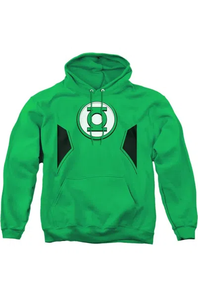 Gildan Justice League Of America New Gl Uniform Adult Pull Over Hoodie / Hooded Sweatshirt In Green