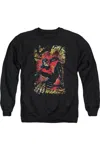 Gildan Justice League Of America Nightwing #1 Adult Crewneck Sweatshirt In Black