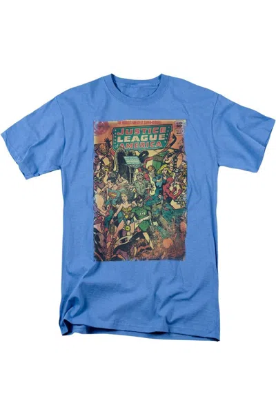 Gildan Justice League Of America No 212 Vintage Short Sleeve Adult Tee / T-shirt In Multi