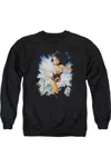 Gildan Justice League Of America Of Themyscira Adult Crewneck Sweatshirt In Black