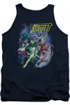 Gildan Justice League Of America Onward Adult Tank Top In Blue