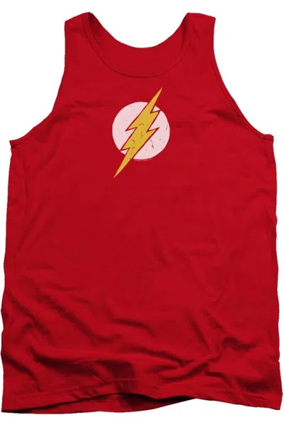 GILDAN JUSTICE LEAGUE OF AMERICA ROUGH FLASH ADULT TANK TOP