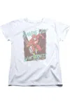 Gildan Justice League Of America Running Wild Short Sleeve Womens Tee / T-shirt In White