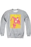 Gildan Justice League Of America Simple Flash Poster Adult Crewneck Sweatshirt In Multi