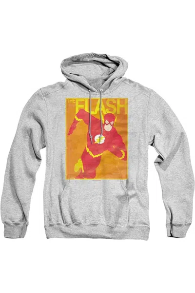 Gildan Justice League Of America Simple Flash Poster Adult Pull Over Hoodie / Hooded Sweatshirt In Multi