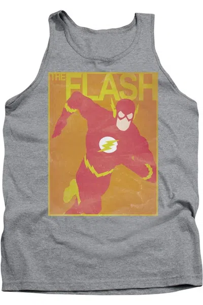 Gildan Justice League Of America Simple Flash Poster Adult Tank Top In Multi