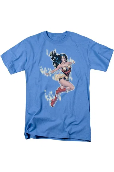 Gildan Justice League Of America Simple Wonder Woman Short Sleeve Adult Tee / T-shirt In Multi