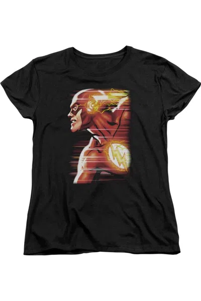 GILDAN JUSTICE LEAGUE OF AMERICA SPEED HEAD SHORT SLEEVE WOMENS TEE / T-SHIRT