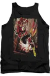 Gildan Justice League Of America Street Speed Adult Tank Top In Black