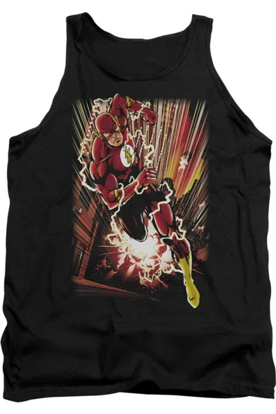 Gildan Justice League Of America Street Speed Adult Tank Top In Black