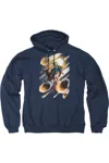 Gildan Justice League Of America Supergirl #1 Adult Pull Over Hoodie / Hooded Sweatshirt In Blue