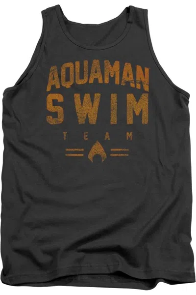 Gildan Justice League Of America Swin Team Adult Tank Top In Pink