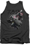 Gildan Justice League Of America Tag Team Adult Tank Top In Pink
