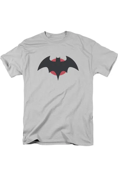 Gildan Justice League Of America Thomas Wayne Short Sleeve Adult Tee / T-shirt In Silver